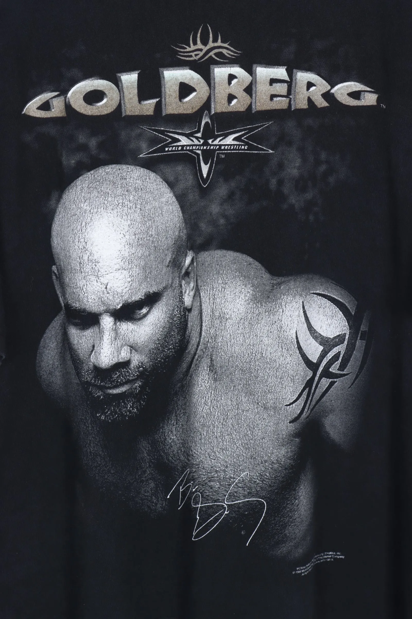 1998 Vintage Bill Goldberg WCW 'You're Next!' Front & Back Tee (XXL)