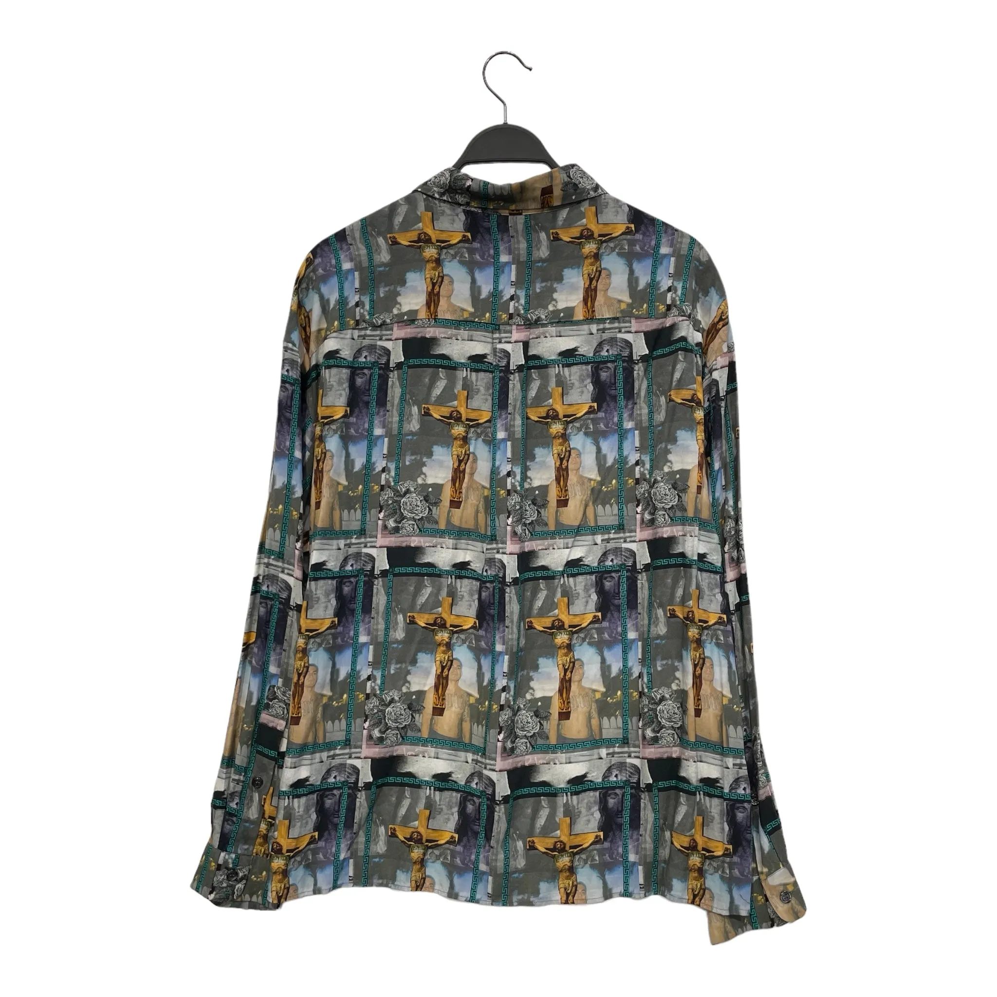 424(FourTwoFour)/BORN X RAISED/Jesus Christ Print Shirt/M