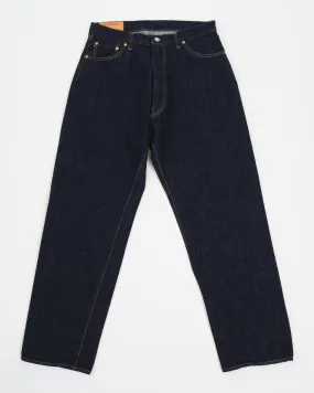 5P Zipper Front Denim Pants Indigo One Wash