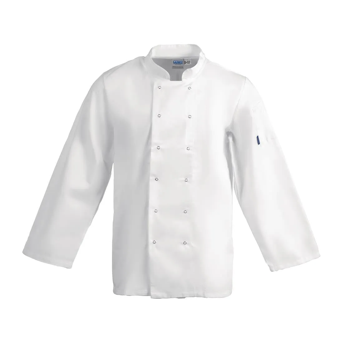 A134-XS Whites Vegas Unisex Chefs Jacket Long Sleeve White XS