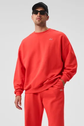 Accolade Crew Neck Pullover - Red Hot Summer