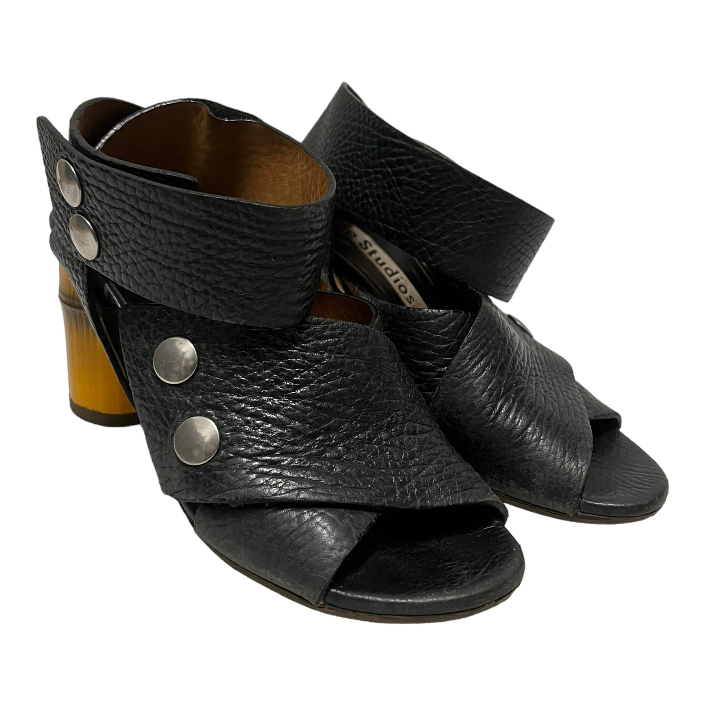 Acne Studios/Heels/US 6.5/Leather/BLK/