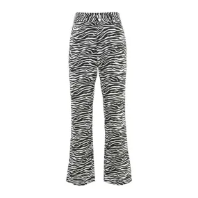 Aesthetic Animal Print Zebra Pants