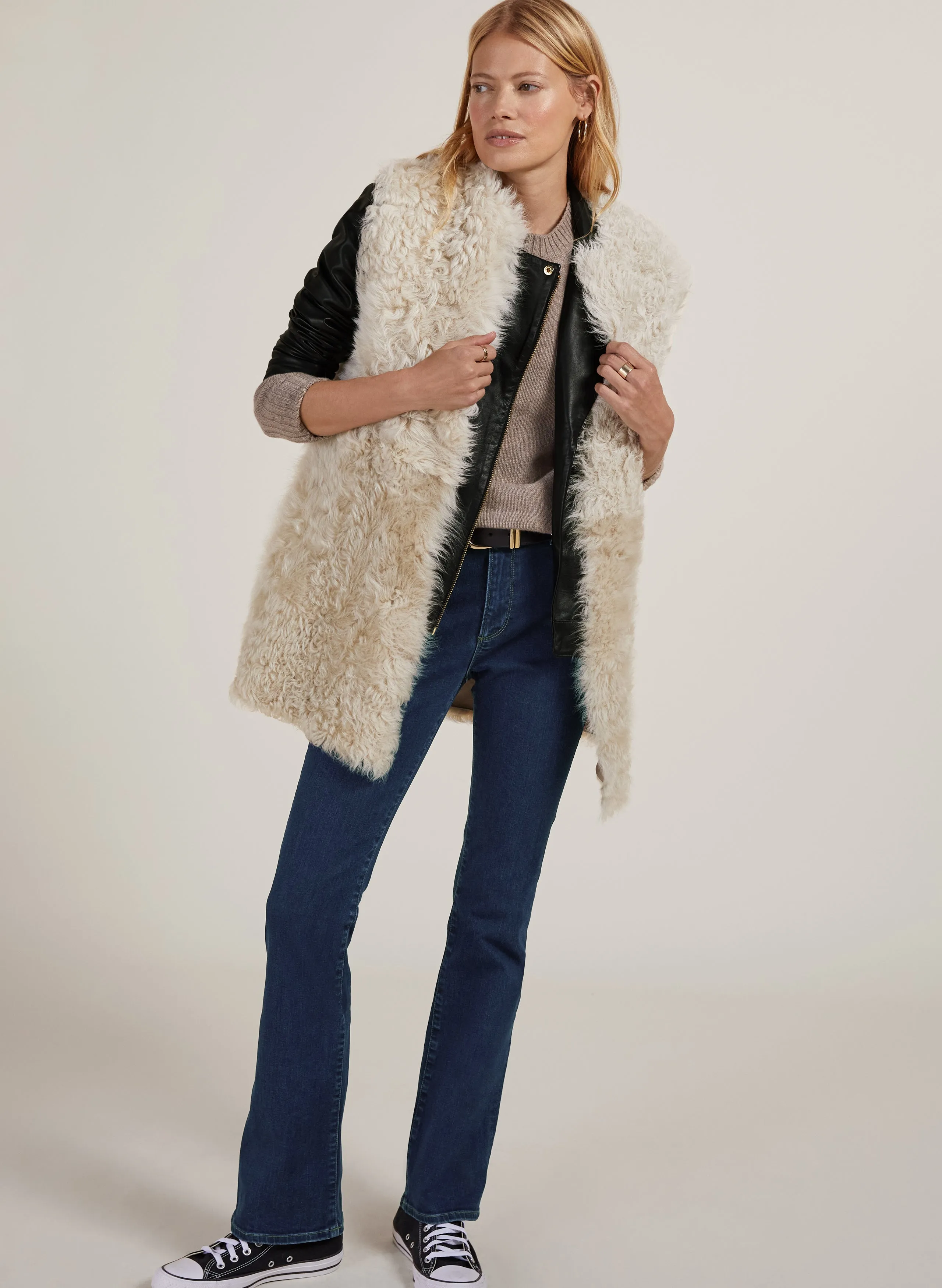 Ardi Shearling Gilet Vest