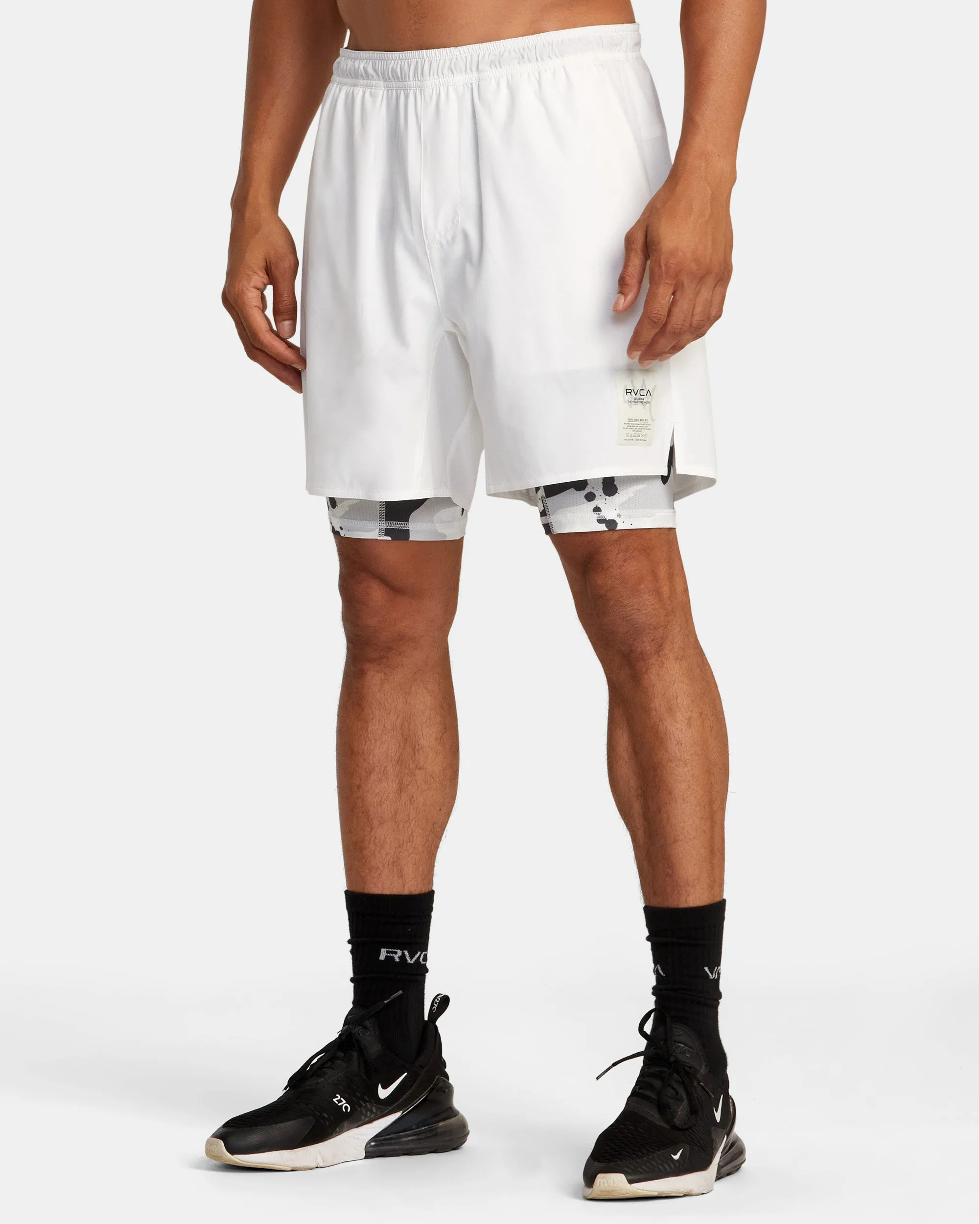 Bedwin x Stash Train 2-in-1 Walkshorts - Off White