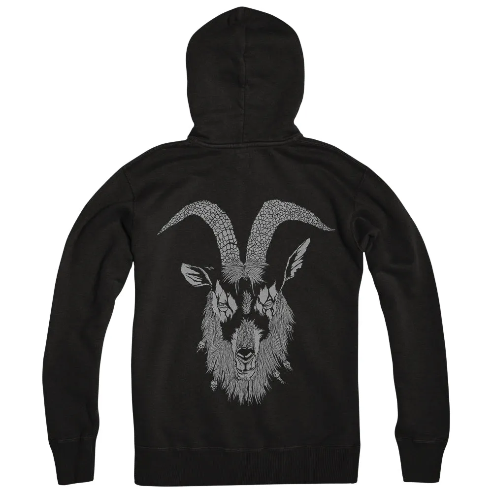 Premium BONGRIPPER Goat Zippered Hoodie for Comfortable Streetwear