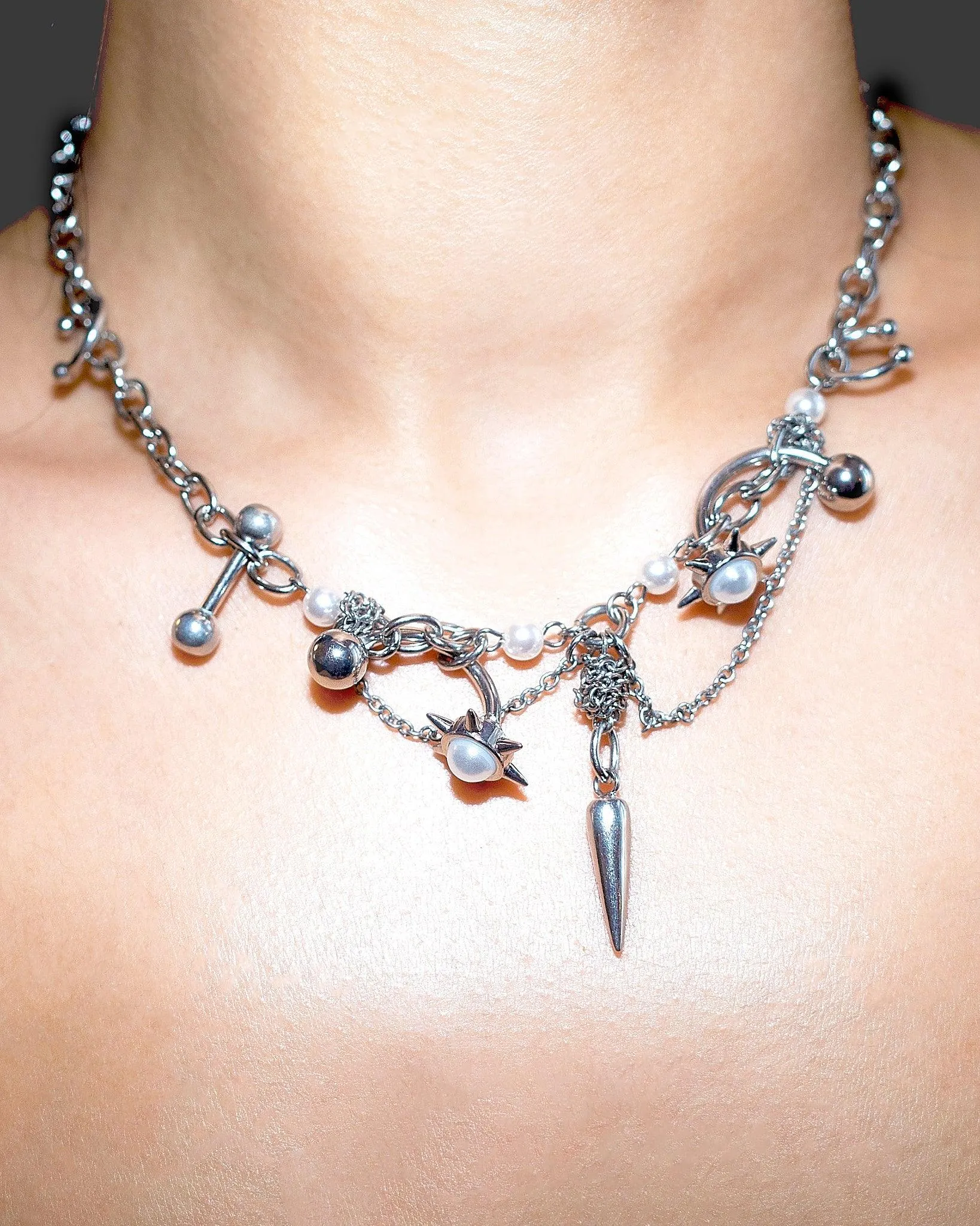 Brazen Ballad Spike Necklace