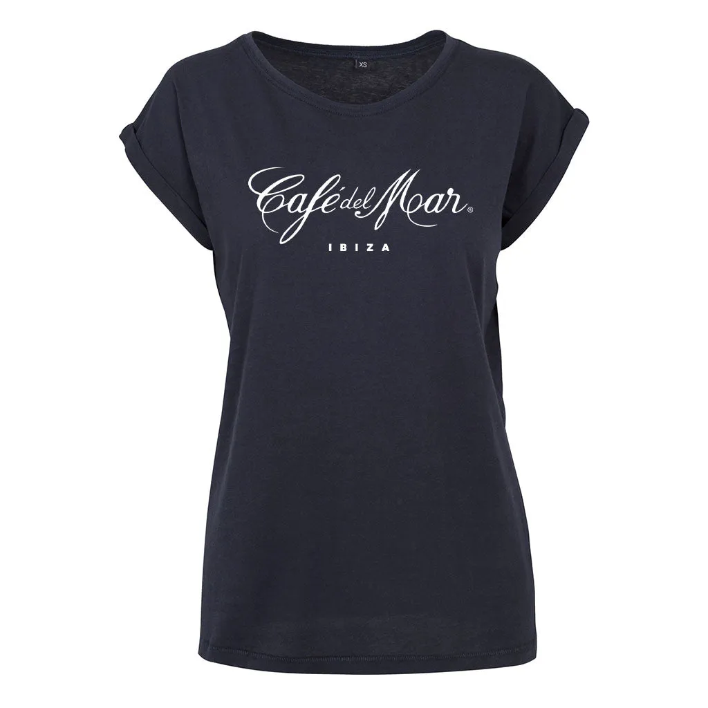 Café del Mar Ibiza White Logo Women's Casual T-Shirt