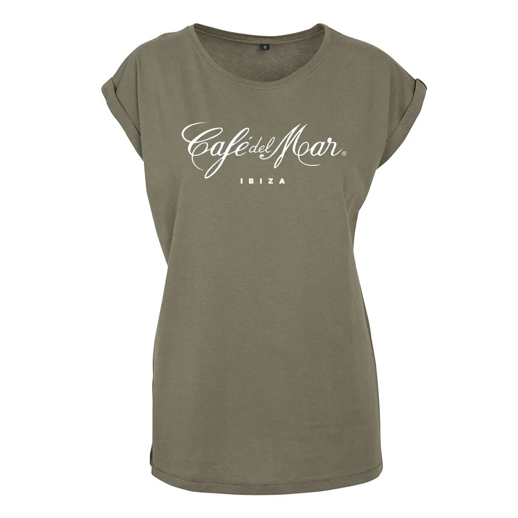 Café del Mar Ibiza White Logo Women's Casual T-Shirt