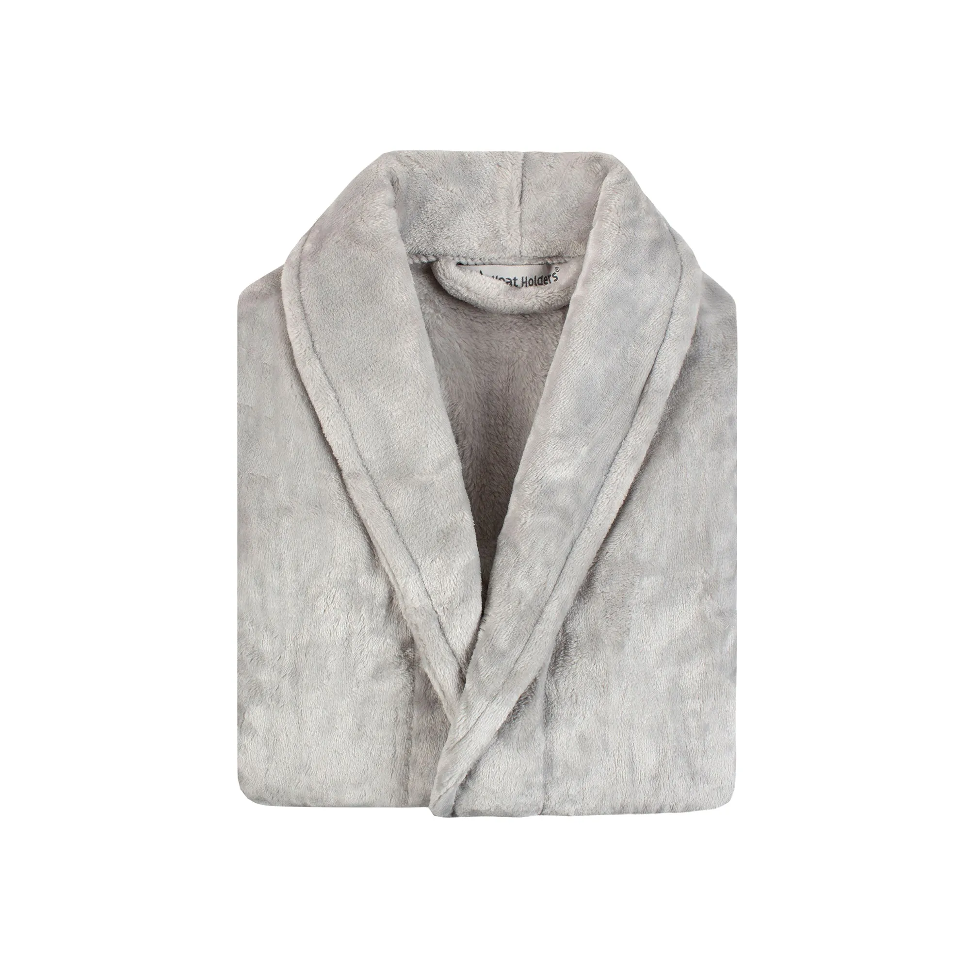 Ladies Thermal Dressing Gown - Ice Grey