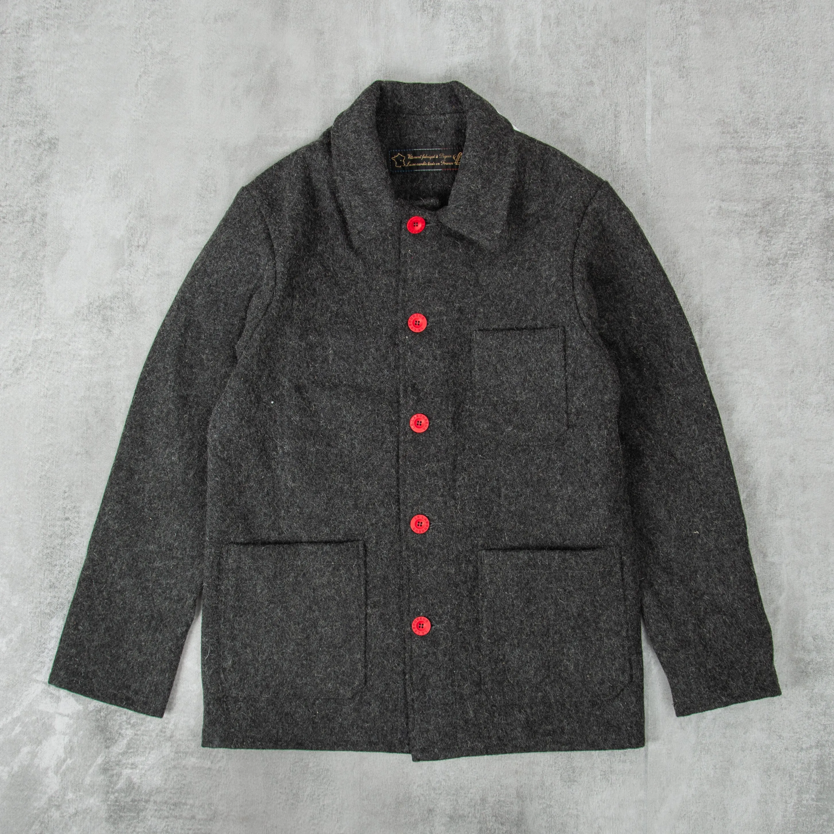 Le Laboureur Wool Work Jacket - Grey