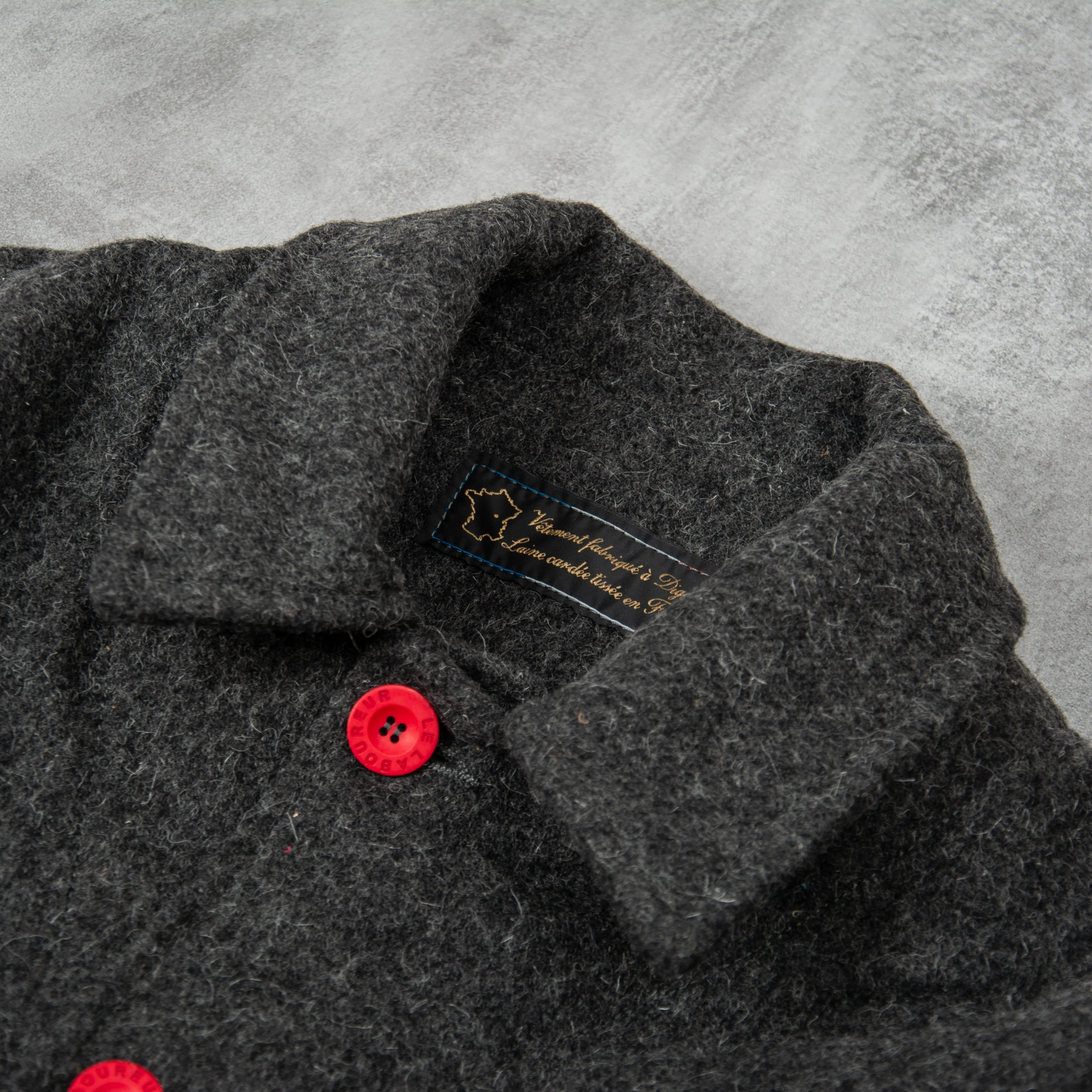 Le Laboureur Wool Work Jacket - Grey