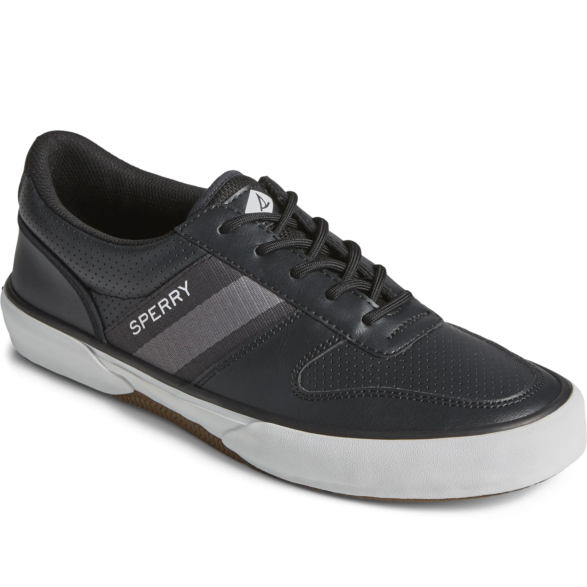 Men's Halyard Retro Sneakers - Black (STS24064)