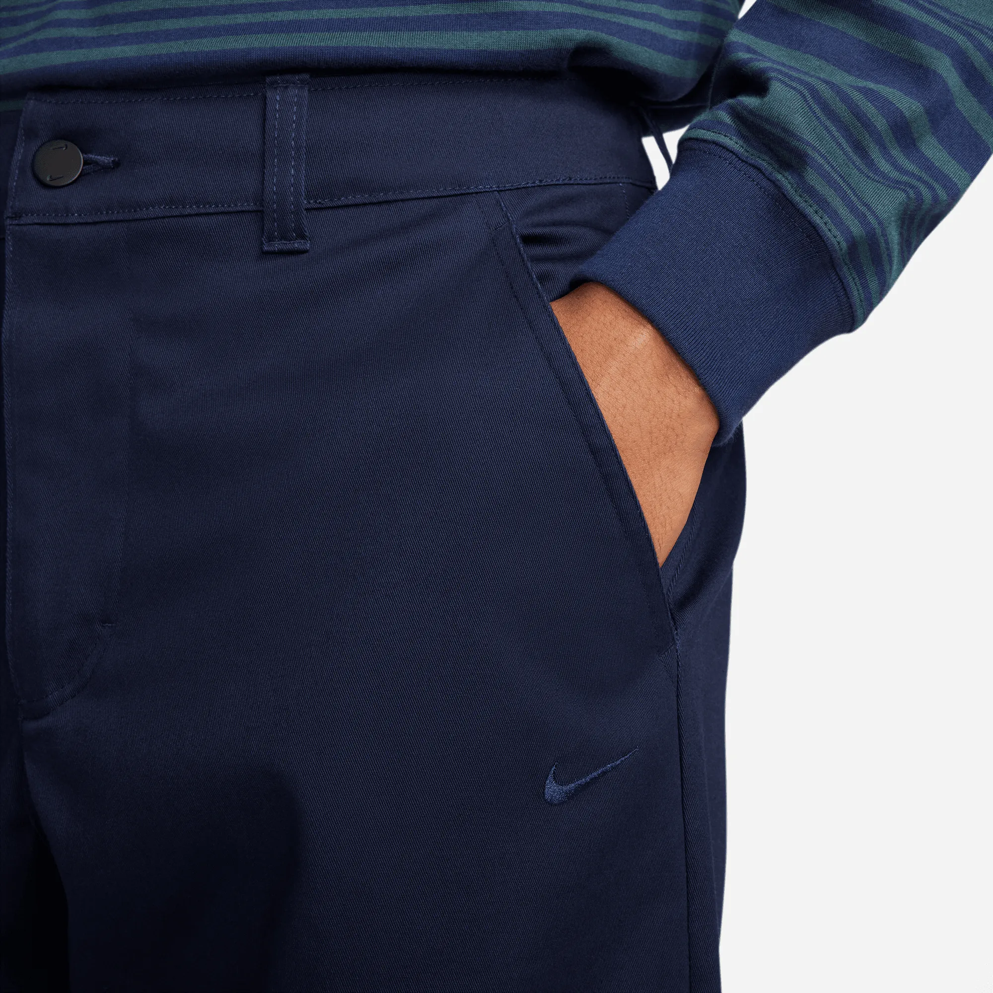 Men's Nike Life El Chino Pants - Obsidian/Obsidian