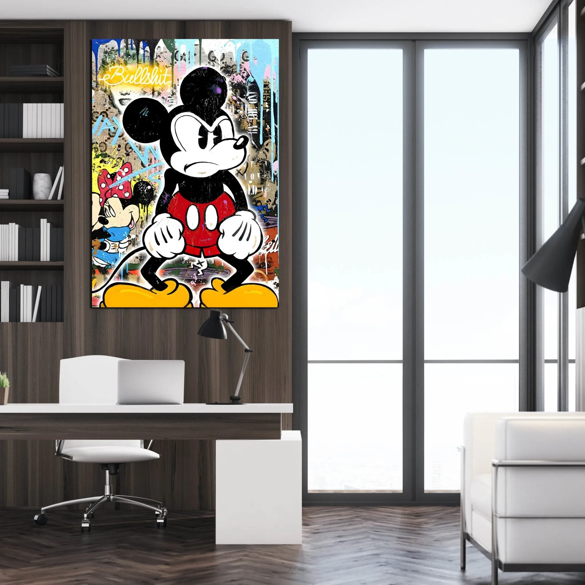 Mouse Graffiti Wall Art