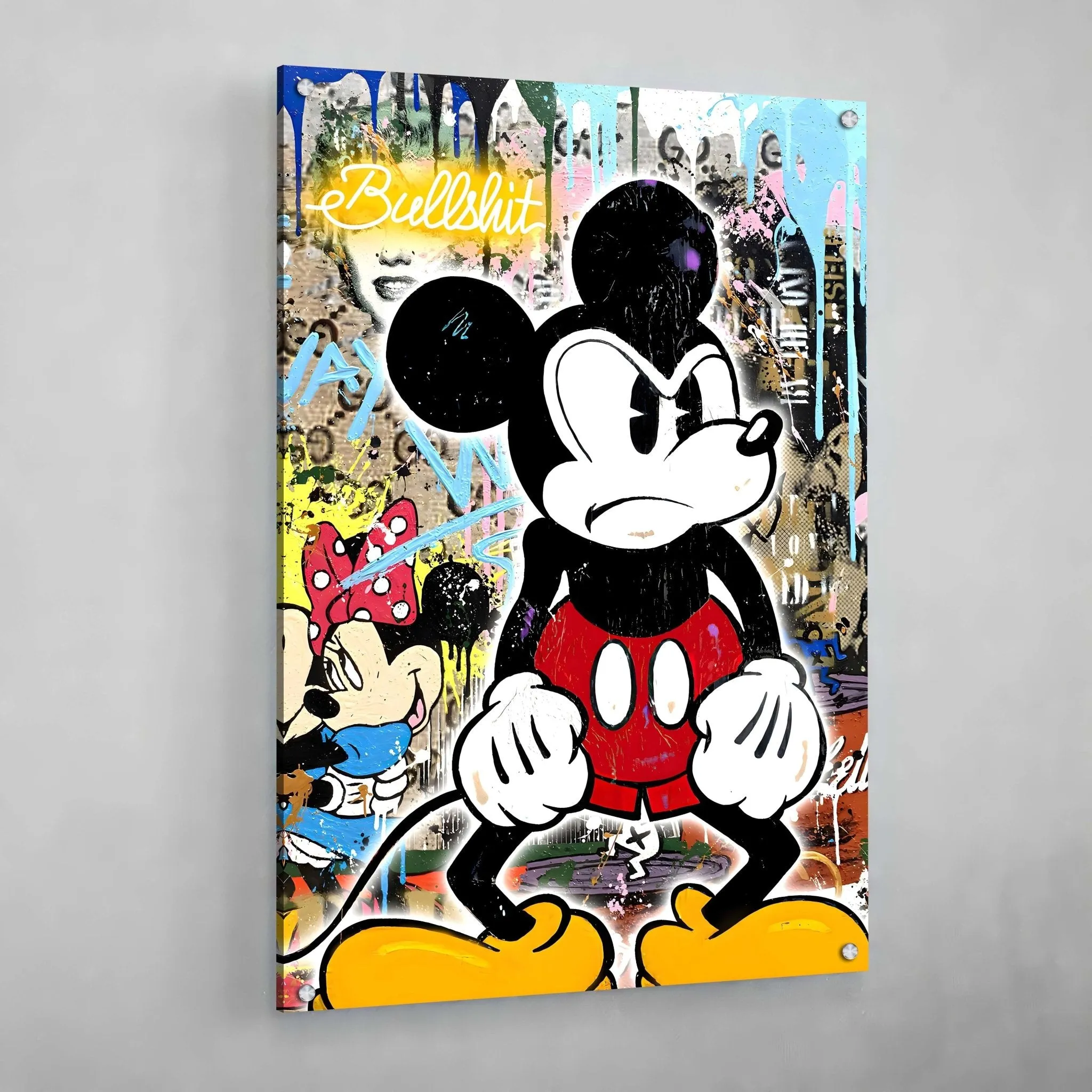 Mouse Graffiti Wall Art