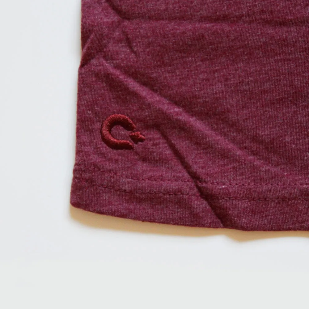 Premium V-neck - Burgundy