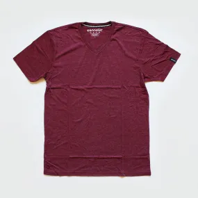 Premium V-neck - Burgundy