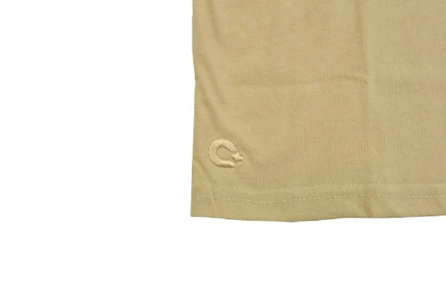 Premium V-neck Tee - Beige