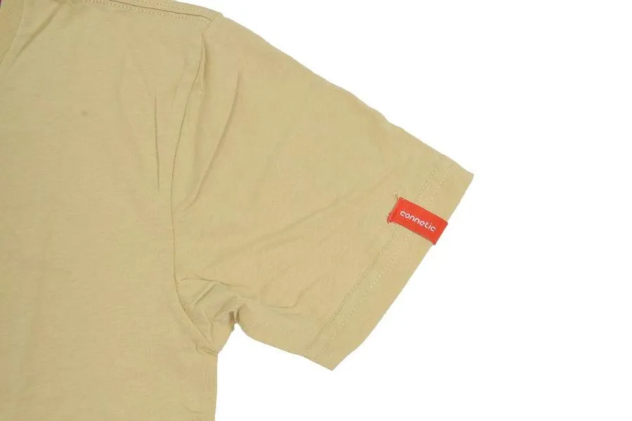 Premium V-neck Tee - Beige