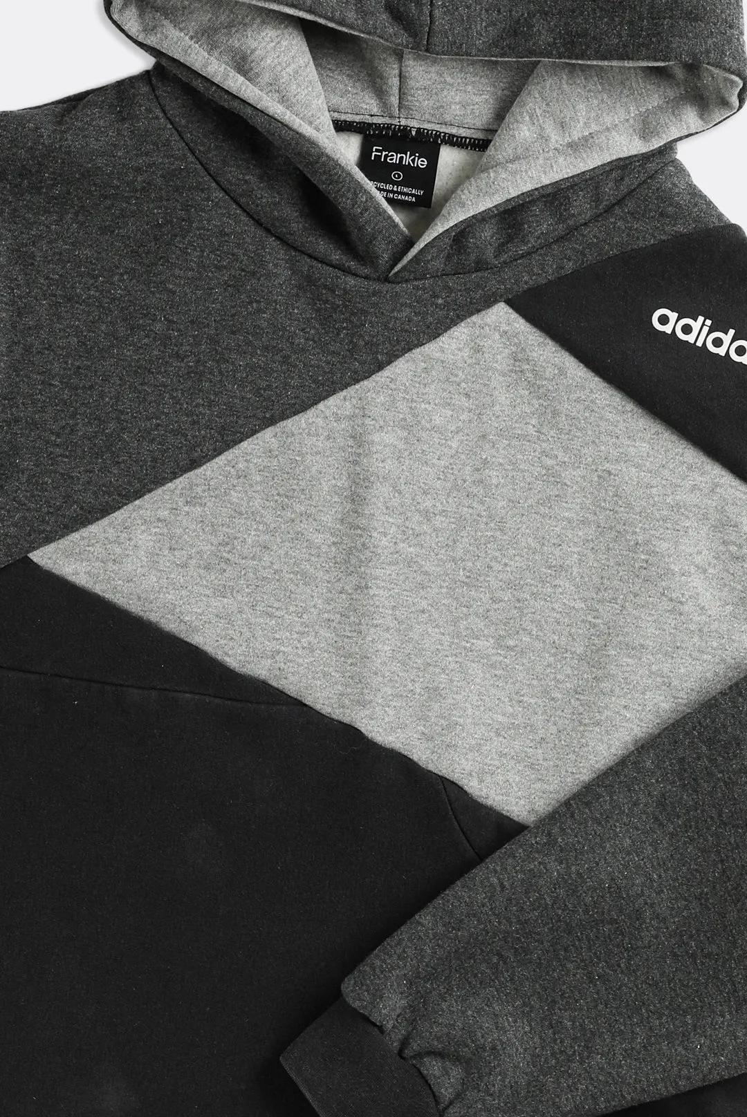 Rework Adidas Patchwork Sweatshirt - L