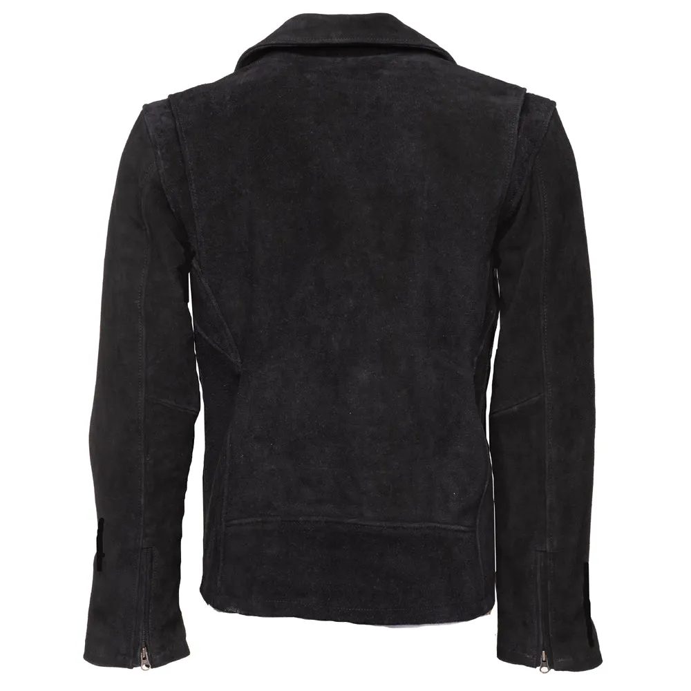 Silva's Black Suede Leather jacket