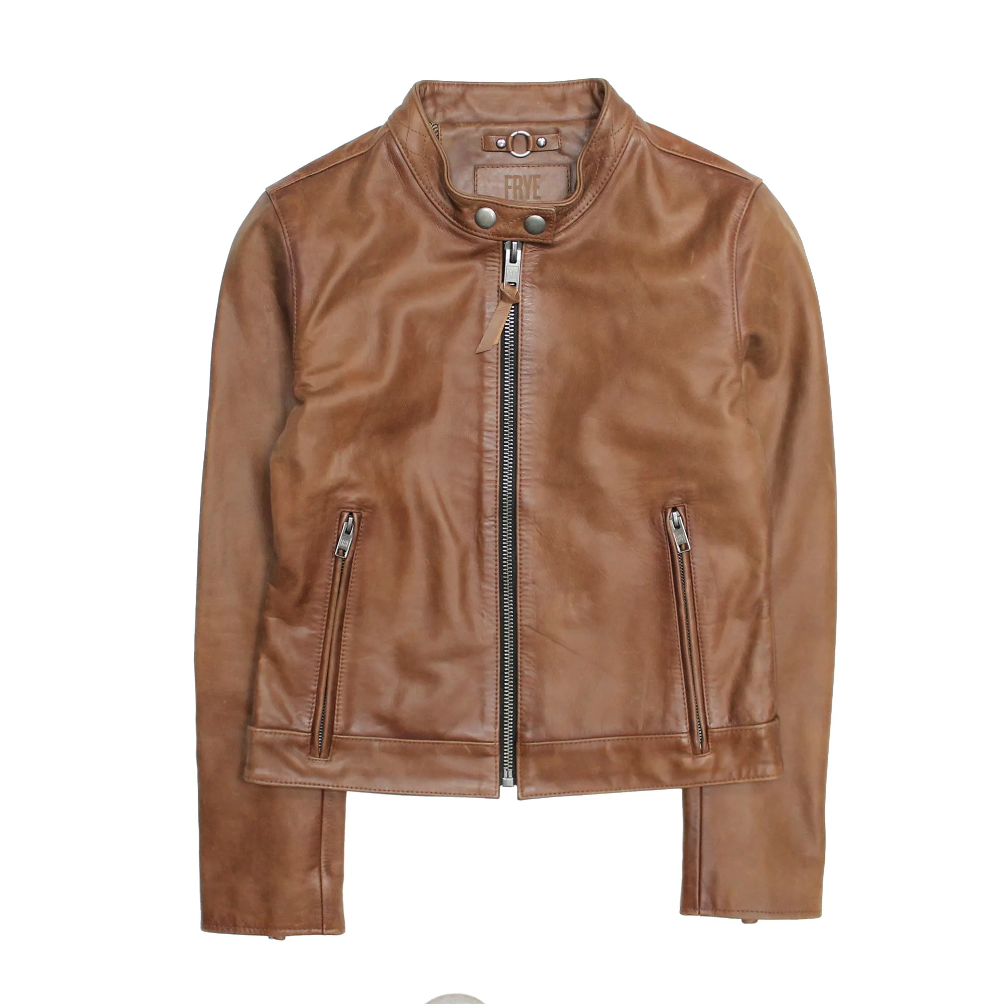 Tobacco Cafe Racer Jacket