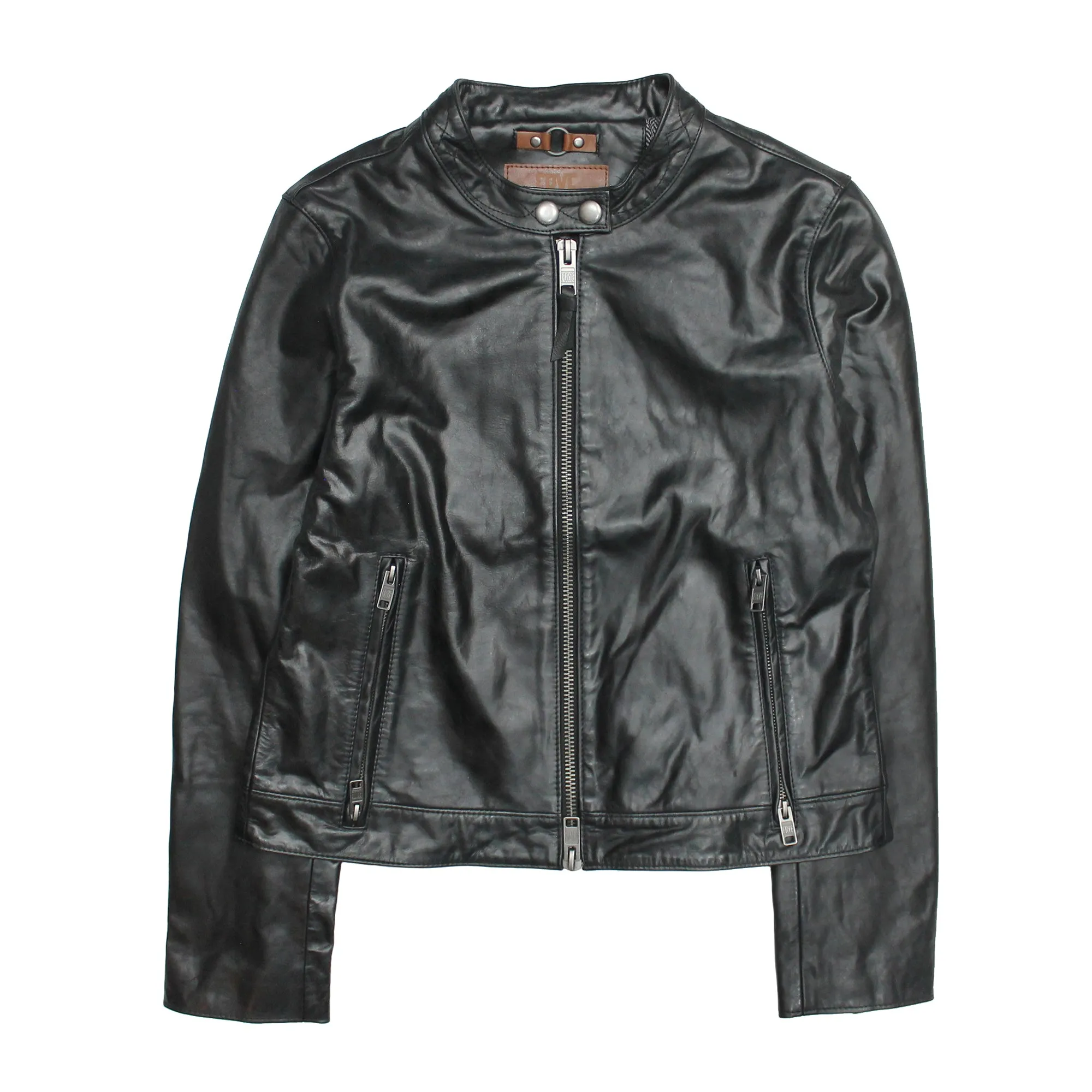 Tobacco Cafe Racer Jacket