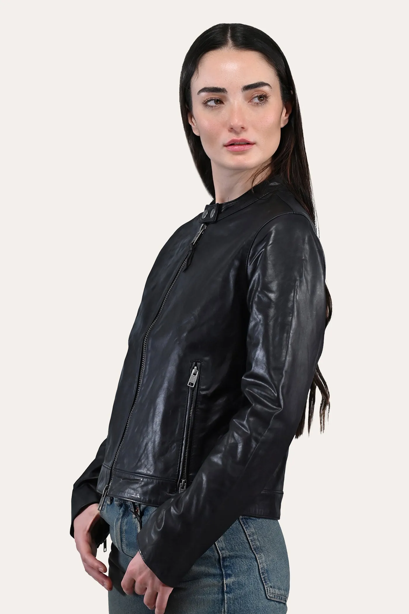 Tobacco Cafe Racer Jacket