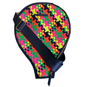 Woven Multicolored Neoprene Tennis Racket Cover